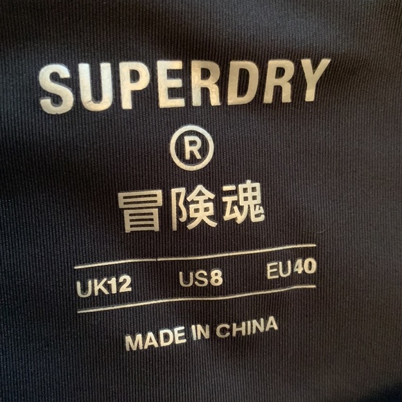 Superdry bike shorts size 8 - Picture 4 of 4